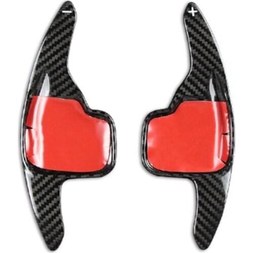Car Steering Wheel Shift Paddle for BMW F30 F20 F10 F01 Extension Shifters Carbon Fiber Stickers
