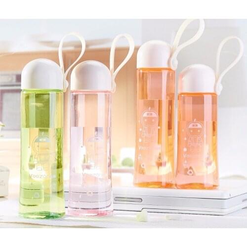 1PC 400ml Outdoor Sport Water Bottles Portable PC Plastic Leak proof High Quality Juice Cycling Camping Shaker Kettle JA 0013