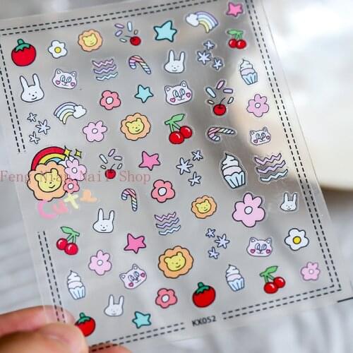 1PCS ferritic pro thin, thin and tough new process nail stickers nail stickers ins style nail stickers KX joint series