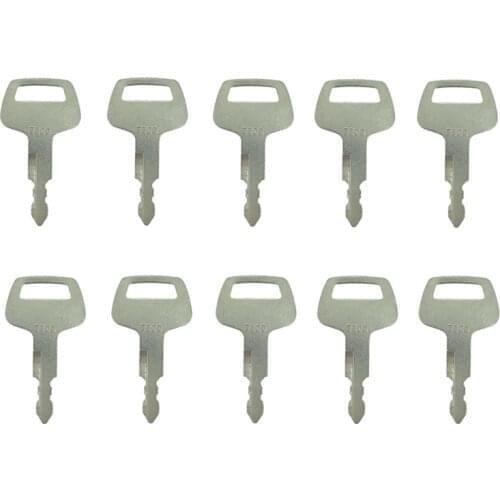 10 Pcs Ignition Keys For TCM T800 Heavy Equipment Loader 26322-42311 Free Shipping