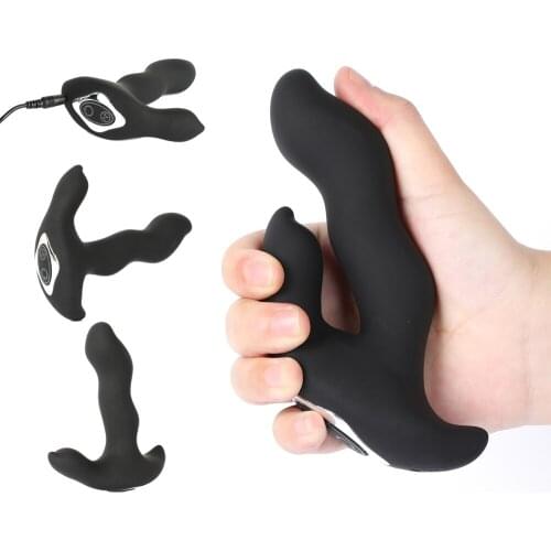 Electric Anal Beads Plug Prostate Orgasm Stimulator Vibrator 7 Vibration Charging Anal Sex Toys for Women Men Adult Masturbation