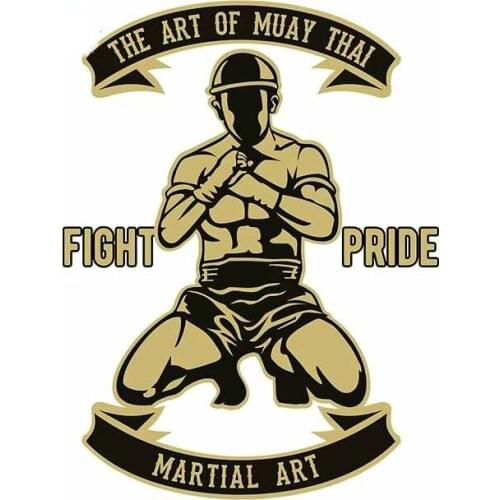 Personality The Art of Muay Thai Fight Prioe Windshield Cover Scratches Anti-UV Waterproof Car Stickers Decal Trunk VAN Graphics