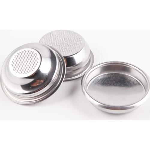Stainless Steel 51mm/58mm Pressurized Coffee Filter Basket for Espresso Coffee Machine Accessories 18 Gram Double Powder Bowl