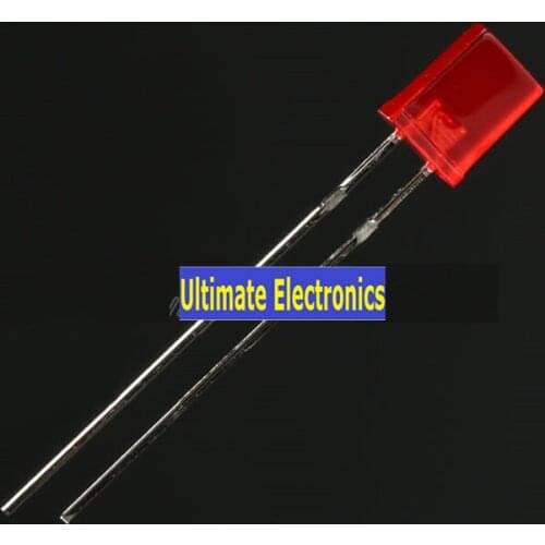 100pcs 2*5*7MM Square LED Lamp high light green/Emerald green/Red/Yellow/Blue