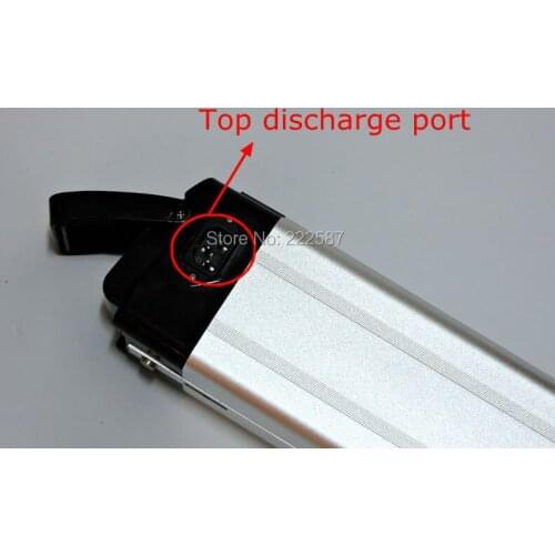 Electric bike Battery 36v 11ah Lithium ion Battery top Discharge Silver Fish Ebike Battery With 42v Charger