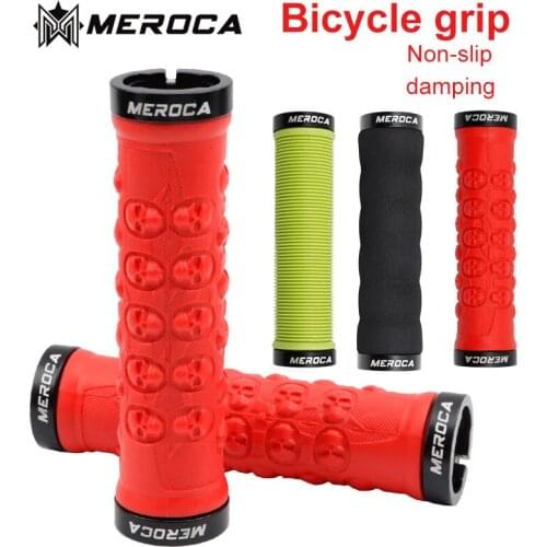 MEROCA Fahrrad Griffe Fahrrad mtb Griffe Abschließbar griff Ultraleicht Lenker Griffe Fahrrad Locking Schwamm Grip Bike Zubehör