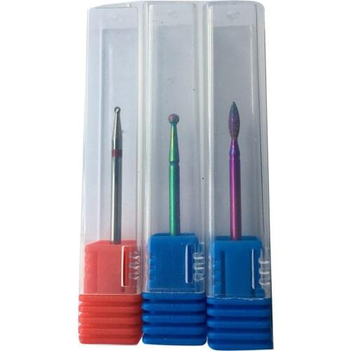 Ball Tungsten Carbide Milling Cutter Burrs Nail Drill Bits Machine Nail Cutter Nail File Manicure For Machine Nail Art