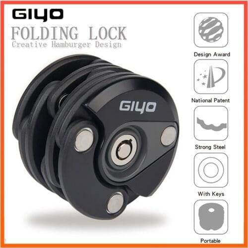 New Foldable Bicycle Lock Alloy Steel Folding Bicycle Lock MTB Road Bike Strong Lock Anti-theft Electronic Motorcycle