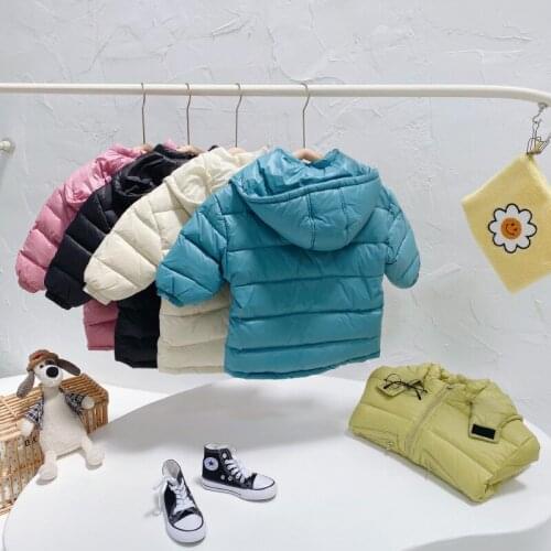 1-8 Years Clothing Kids Toddler Baby Girl Boy Hoodie Zipper Parka Winter Thick Coat Warm Jacket Outwear Long Down Coats Jackets
