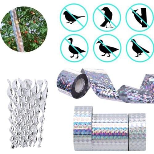 Anti Bird Tape Audible Repellent Fox Pigeons Repeller Ribbon Tapes for Pest Control For Garden Agriculture Supplies