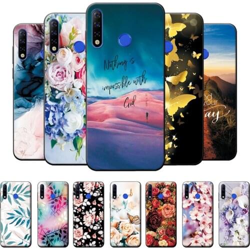 For Tecno Spark 4 Case Tecno Spark 4 Back Cover Coque 6.52 inch TPU Silicone Cover Case For Tecno Spark 4 Bumper Cartoon Spark 4