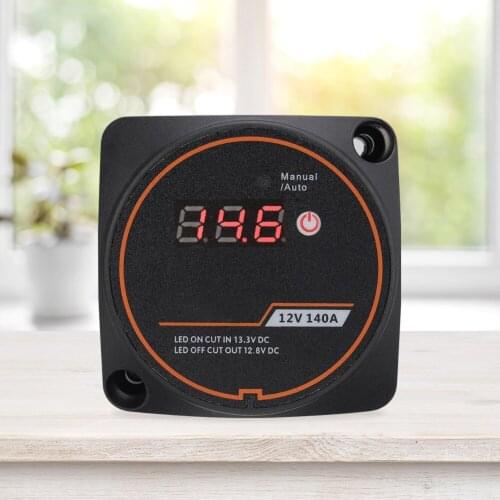 12V 140A Split Charge Relay Intelligence Battery Smart Isolator Relays for Camper Car RV Auto Replacement Parts