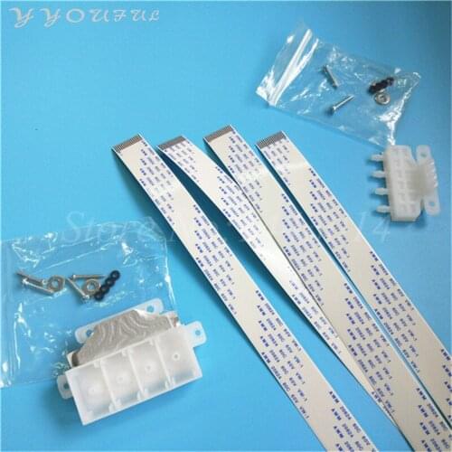 16pins for Epson 5113 head cable same side ,40cm 4pcs + 1pc 5113 printhead transfer tool / 5113 head device 1pc wholesale