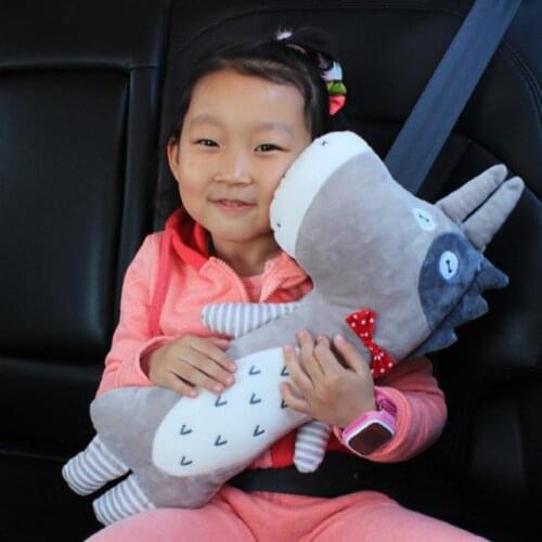 50% Hot Sales Seat Belt Pillow Detachable Fastener Tape Design PP Cotton Kid Seat Strap Shoulder Pads Covers for Car