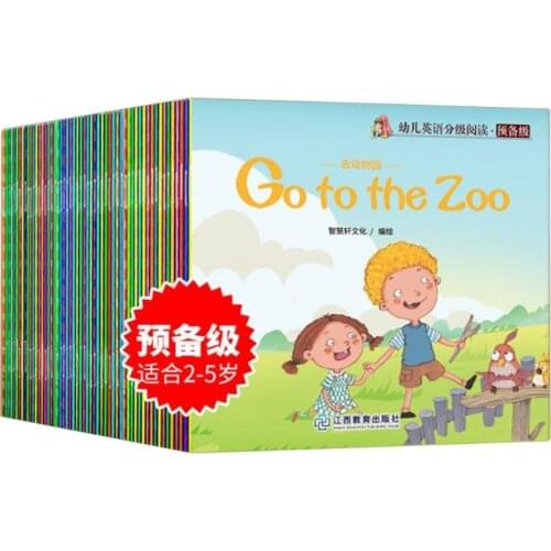 60 Books/Set Picture Book Children Enlightenment Bedtime English story book Learn Words Tales Series Educational Reading Book