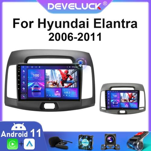 2 din 10.0 Android car radio multimedia video player for Hyundai Elantra 2006-2011 HD GPS navigation AutoStereo host 4G+64G RDS