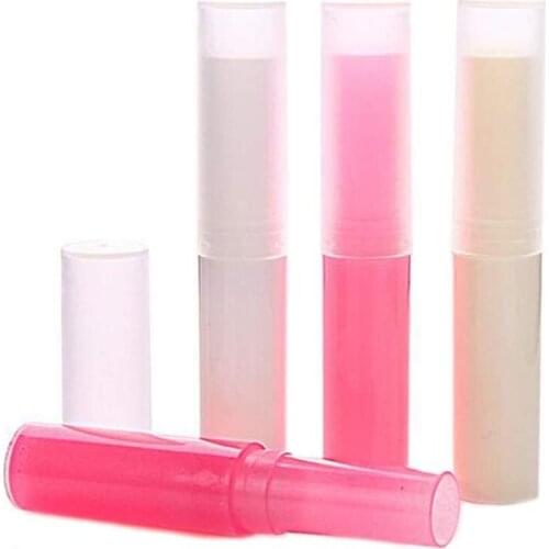 Free shipping 50pcs x4g Empty Plastic LIP BALM Tubes Containers Lipstick Bottles Lip Tubes