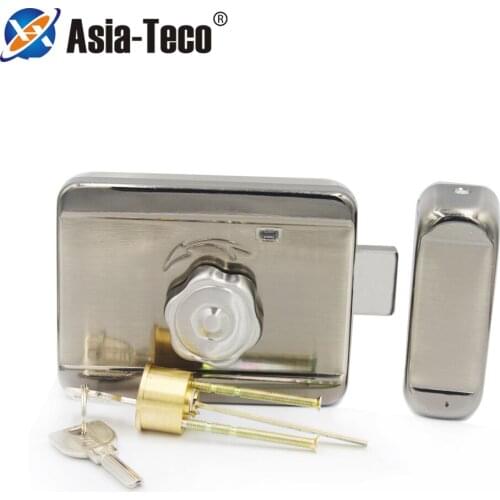 DC12V Silent Safe Intelligent Electric Lock Single Head Lock Intelligent Silent Electronic Lock for Access Control System