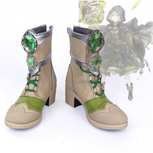 SINoALICE Pinocchio Cosplay Boots Shoes Game Halloween Party Cosplay Show Boots Custom Made for Adult Women Shoes Accessories