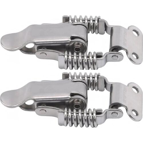 Cabinet Lock Box Hasp Case Iron Spring Latch Catch Toggle Locks For Drawer Gate Door High Quality Durable Furniture Hardware