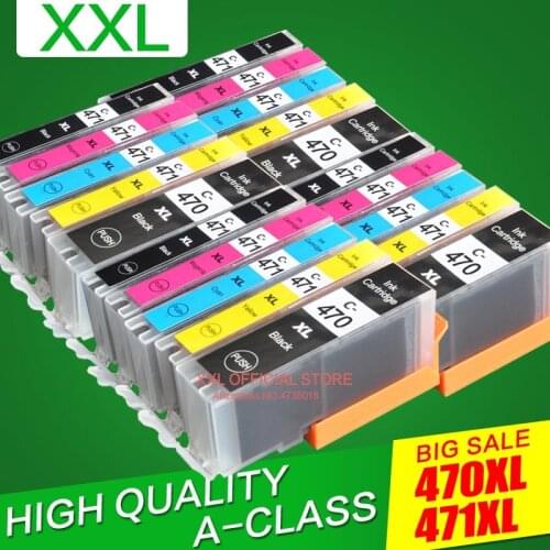 Moscow shipping For Canon TS5040 TS 5040 TS6040 6040 Ink cartridge PIxma printer 5 Color ink cartridges PGI470