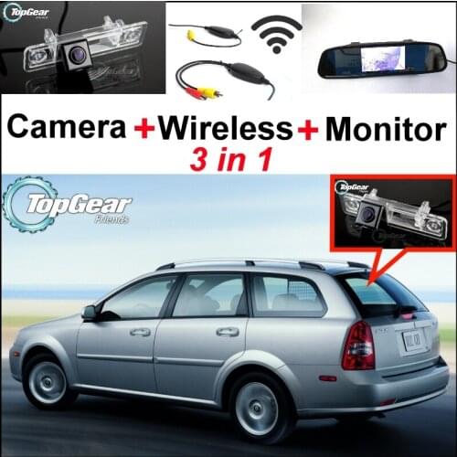 For Suzuki Reno Forenza 2004~2008 3in1 Special WiFi Camera + Wireless Receiver + Mirror Monitor Rear View BackUp Parking System