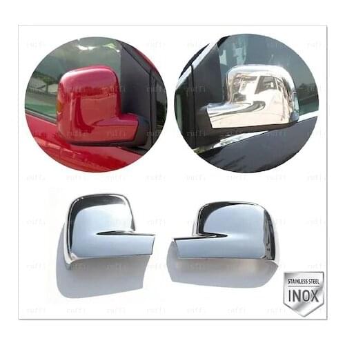 For VW T5 Caravelle Multivan Chrome Mirror Cover 2 prç 2004-2010 Stainless Steel Chromium Styling Modified Accessories Tunnıng Auto