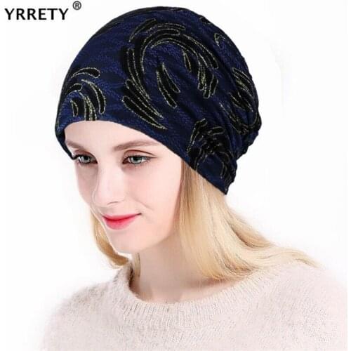 LJCUIYAO Hat Female Unisex Cotton Acrylic Hat Winter Beanies Knitted Baggy Slouch Beanie Female Hip Hop Ski Soft Womens Hot