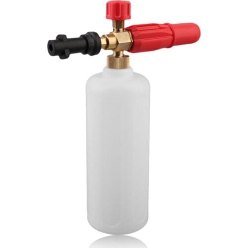 High Pressure HD Brass Foam Gun With 1L Measuring Bottle For Karcher K Series Vehicle Car Washer Compatible Snow Foam Lance