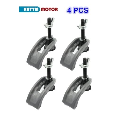 4pcs Engraving Machine Arcuate Press plate Fixture nylon material plate Engraving Machine Accessories Tabletop press plate