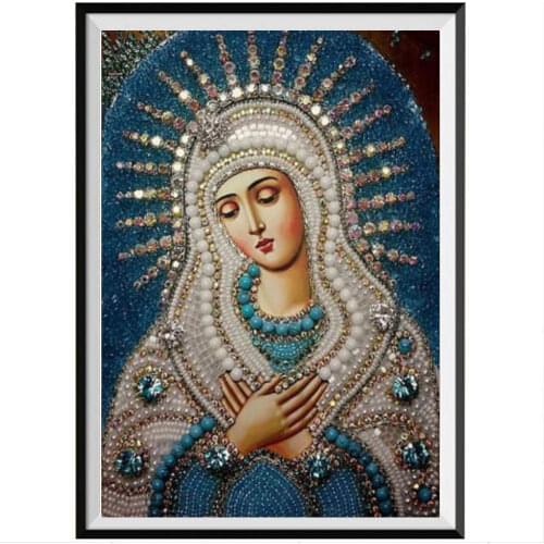 Religious Paintings, Mosaic Embroidery, Cross Stitch Crafts, Round Diamonds, Wall Decorations, Handicrafts