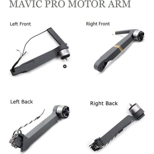 100% for DJI Mavic pro Front Left/ Front Right/Left Rear/Right Rear Motor Arm for DJI Mavic pro Repair Parts Accessiories