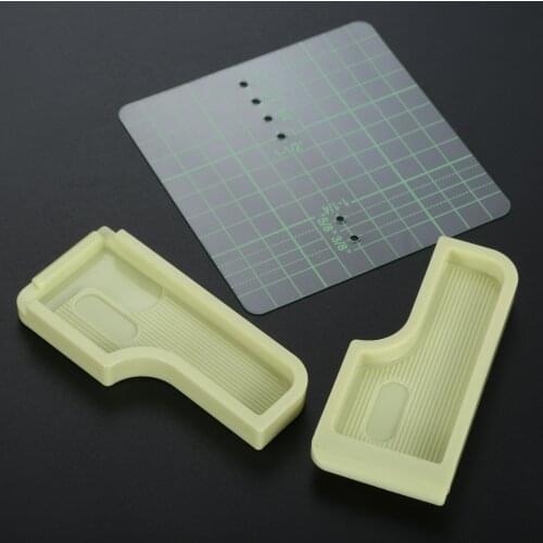 3Pcs/set Sewing Tool 6 In 1 Stitch Seam Allowance Guide Positioning Plate Fabric Bias Tape Maker Set Home Needlecrafts Tool