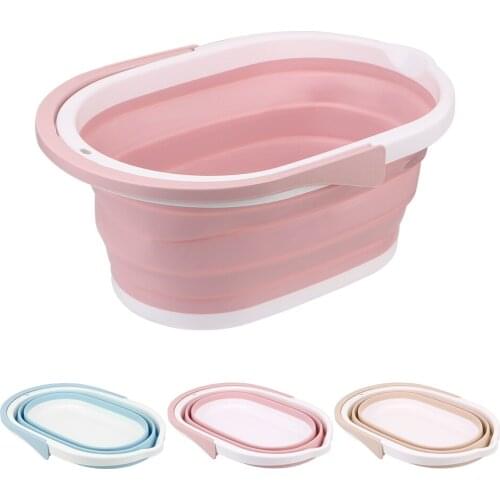 Car Wash Bucket Foldable Bucket Folding Laundry Tub Save Space Portable for Tourism Outdoor Fishing Promotion Camping PP