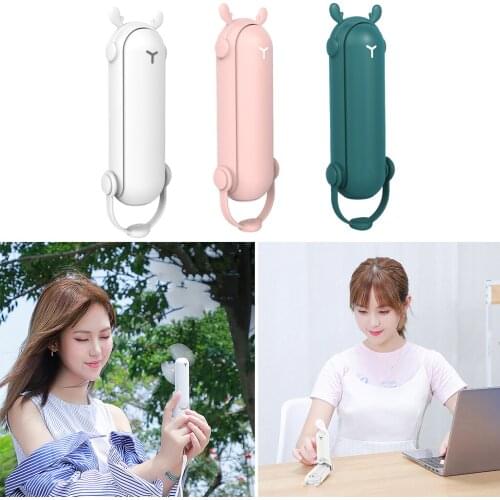 Folding Handheld Rechargeable Fan Handy Fan Size Desk For Summer