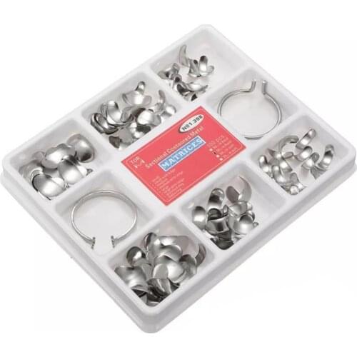 Dental Matrix Sectional Contoured Metal Matrices Bands Dental Matrix Rings Replacement Dentsit Oral Care Dental Matrix Bands