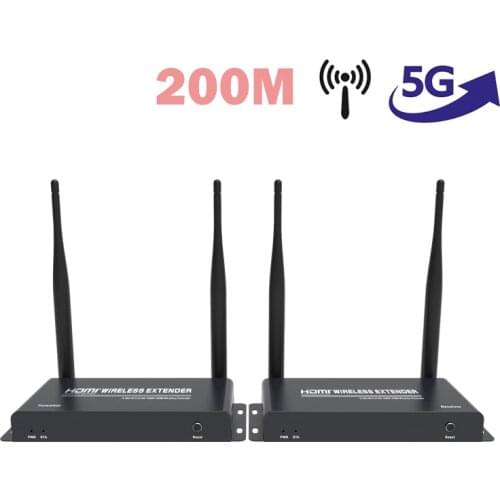 5GHz 1080P Wireless Transmission HDMI Signal Extender Transmitter Receiver 200M Wireless Wifi Video Sender DVD PC To TV Monitor