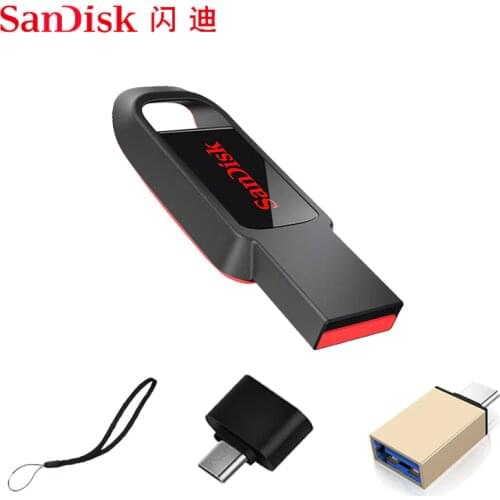 Sandisk USB Flash Drive 32 64 128 16 GB Mini Pendrive 128gb 64gb 32gb 16gb Pen Drive 2.0 USB Stick Disk on Key Memory for Phone