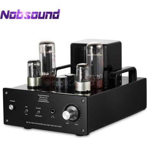 Nobsound HiFi EL34 (KT88/6L6)Vacuum Tube Class A Amplifier Single-ended Stereo Audio Headphone Amp