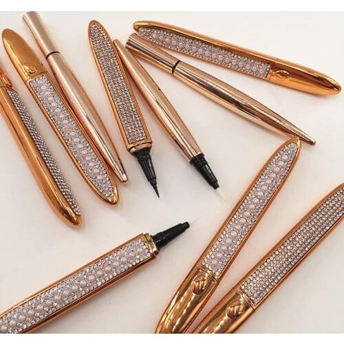 Eyelashes Magic Self Adhesive Liquid Eyeliner Glue Pen Clear Black Brown Eyeliner Long Lasting Waterproof Makeup Eyeliner