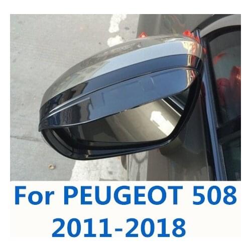 Dedicated rearview mirror rain block eyebrow Reversing mirror clear rain block eyebrow rearview For PEUGEOT 508 2011-2018