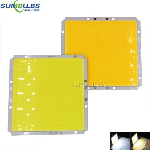 100x95mm Ultra Bright Rectangle Square 50W LED COB Light Matrix DC 12V 14V 3000K 6500K Warm Cold White 100mm DIY Car Lamp 5000LM