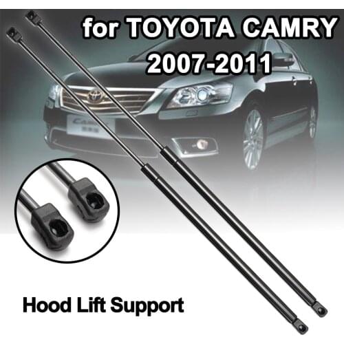 2Pcs Car 720mm Hood Gas Lift Support Shock Strut Bars Damper Bar Arm 29024 Replace for Toyota Camry 2007-2011 Support Rod