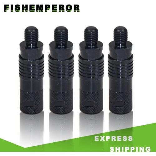 1pcs Aluminum Alloy Quick Release Adapter Connector Carp Fishing Rod Bite Alarm Rod Holder Connector Carp Fishing Accessories