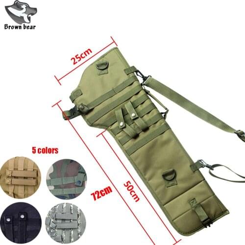 Tactical Hunting Holster Molle Shoulder Bag Long Gun Bag Protection Carrier Gun Case Hunting Backpack