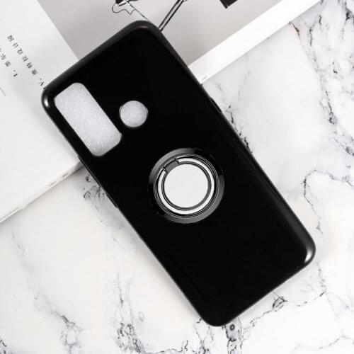 For Tecno Camon 15 Air Pro Pouvoir 4 Lite Spark 3 5 6 Go 12 X Back Ring Holder Bracket Phone Case Phone TPU Soft Silicone Cover