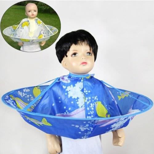 Kids Children Hair Cutting Cape Haircut Gown Hairdresser Apron Cloak Clothes for Salon Hair Styling Accessory -15