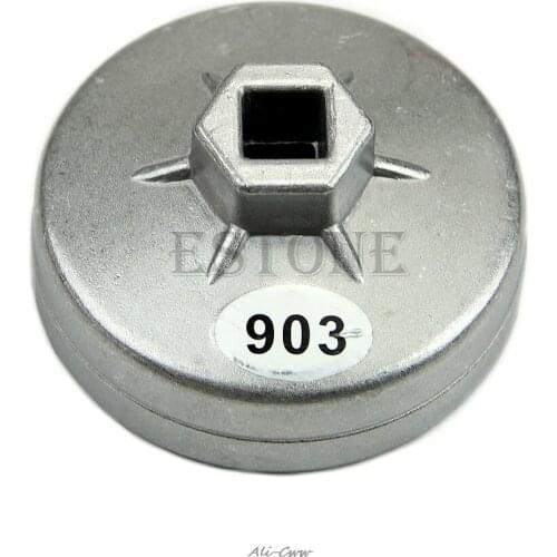 74mm 14 Flute Aluminum Oil Filter Wrench Socket Remover Tool