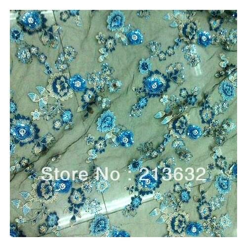 Stone flowers crystal french lace top fabrics, voile lace weddomg dress material diamond lace sequins,flower gauze embroidery