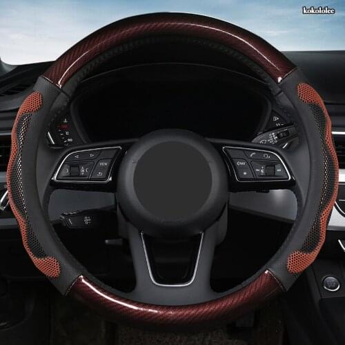 KOKOLOLEE Microfiber Leather Car Steering Wheel Cover For Volvo XC90 S80 XC60 S90 V70 V50 S40 V60 XC70 V40